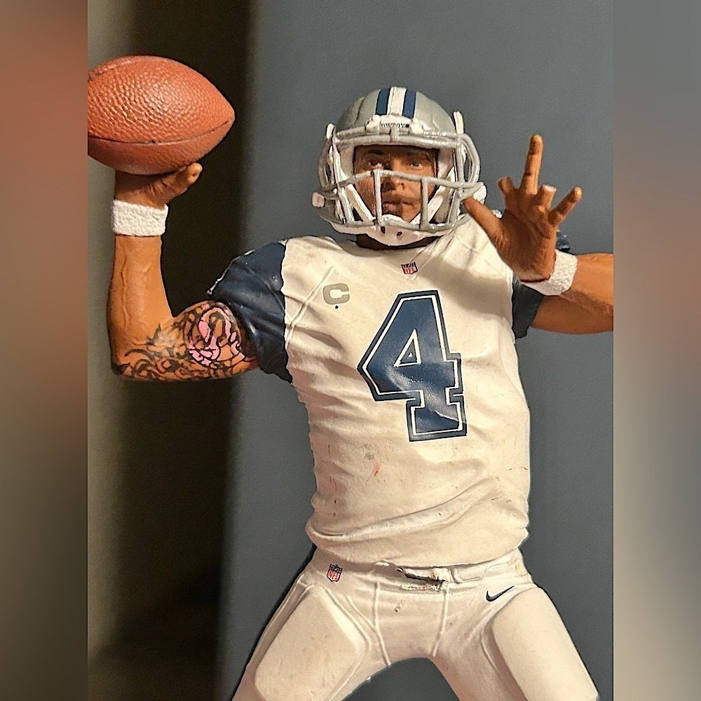 McFarlane Madden NFL 19 Series 2 Dak Prescott Excl Cowboys Action Figure **READ*